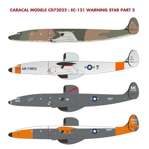 Caracal decals ec 121 - caracal, 1/72